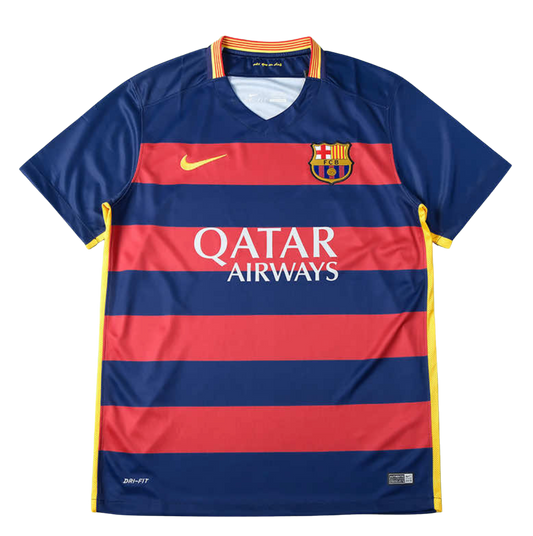 15-16 season Barcelona home retro Fan version